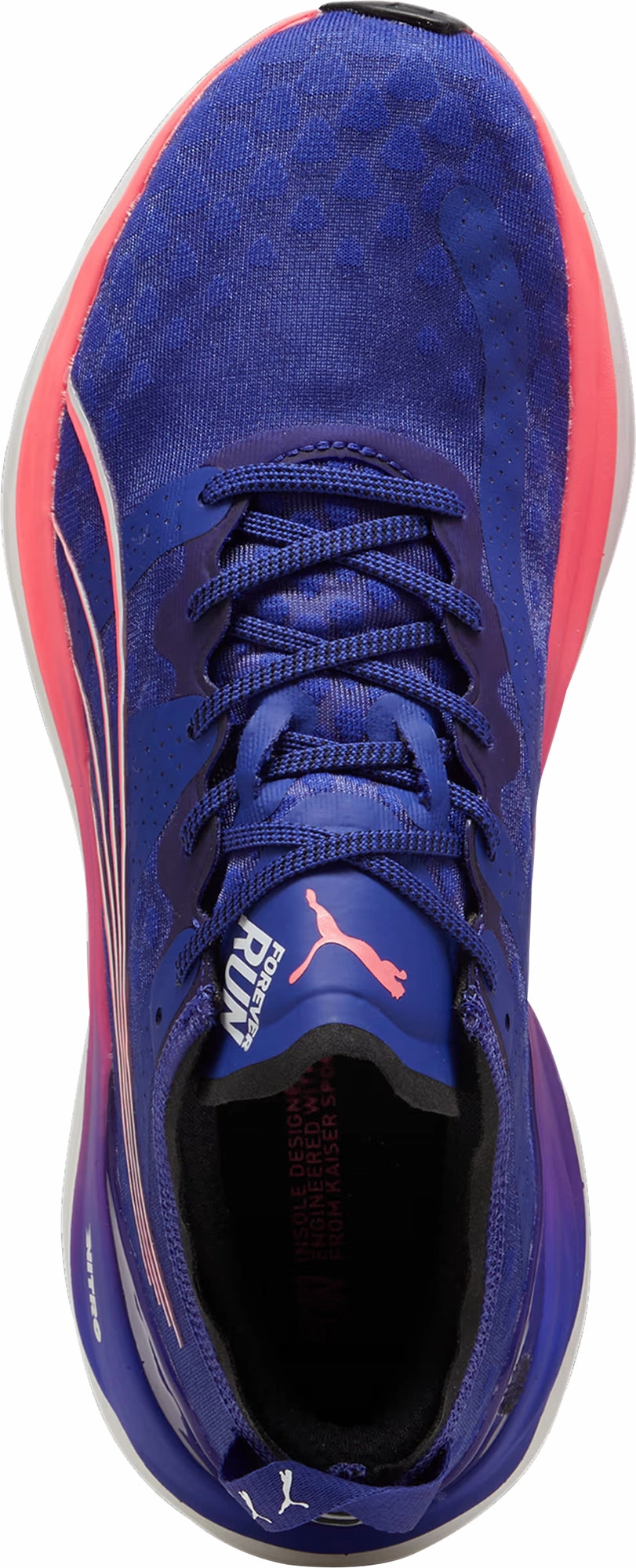 Torsion Resistance Plate moisture - wicking shoe attribute Puma ForeverRun Nitro Mens Running Shoes - Navy