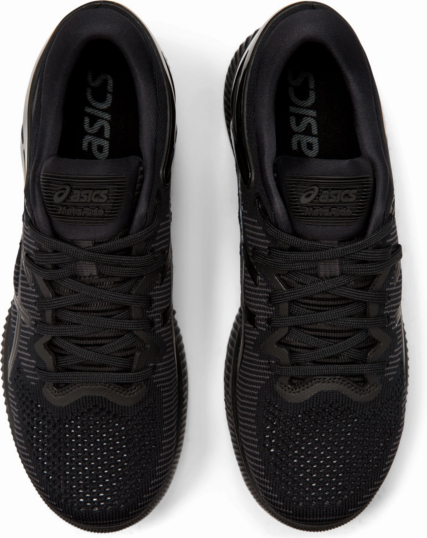 Asics MetaRide Mens Running Shoes - Black Engineered Midsole Sock Like Fit Design