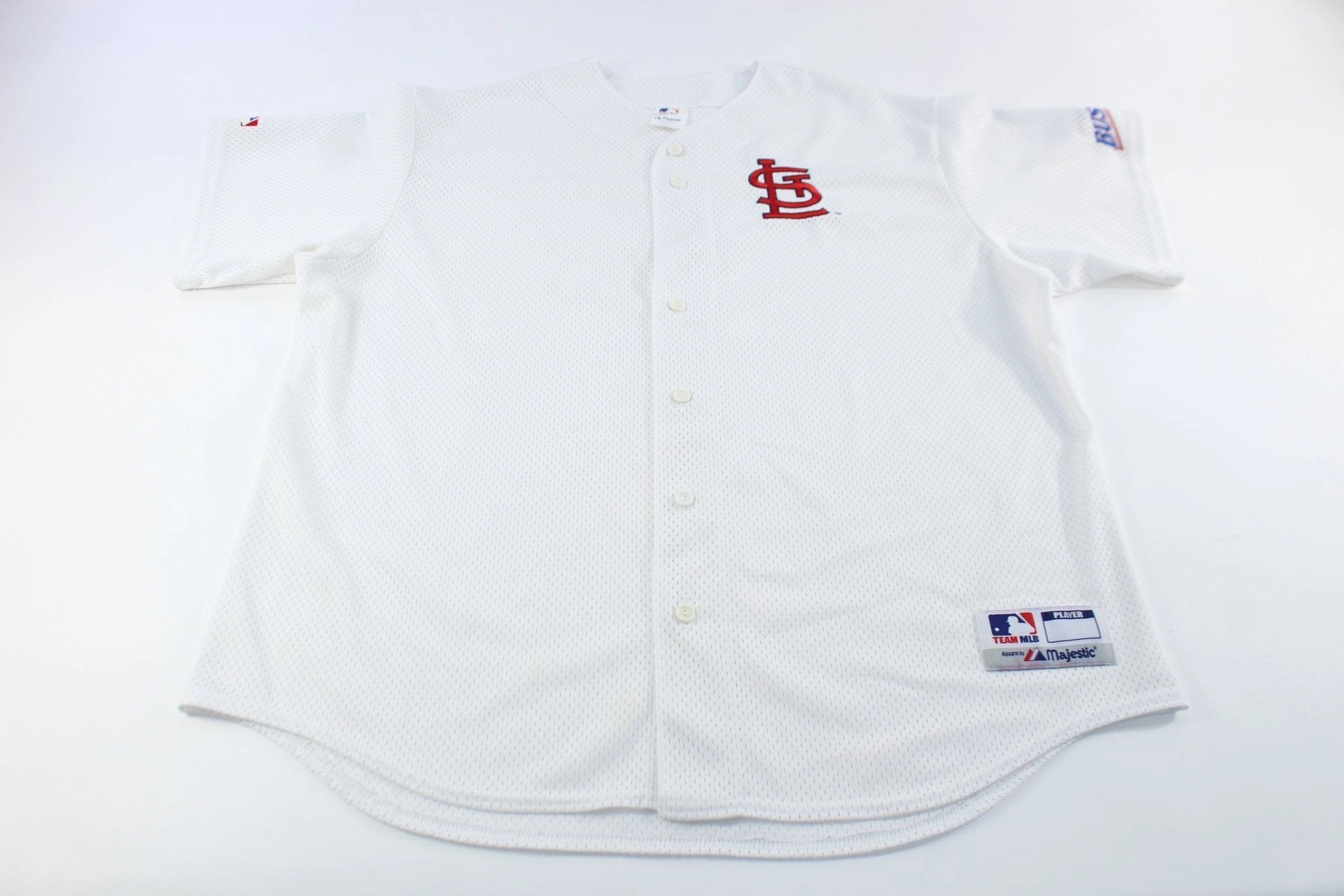 High Durability Weave Majestic Embroidered St. Louis Cardinals Jersey