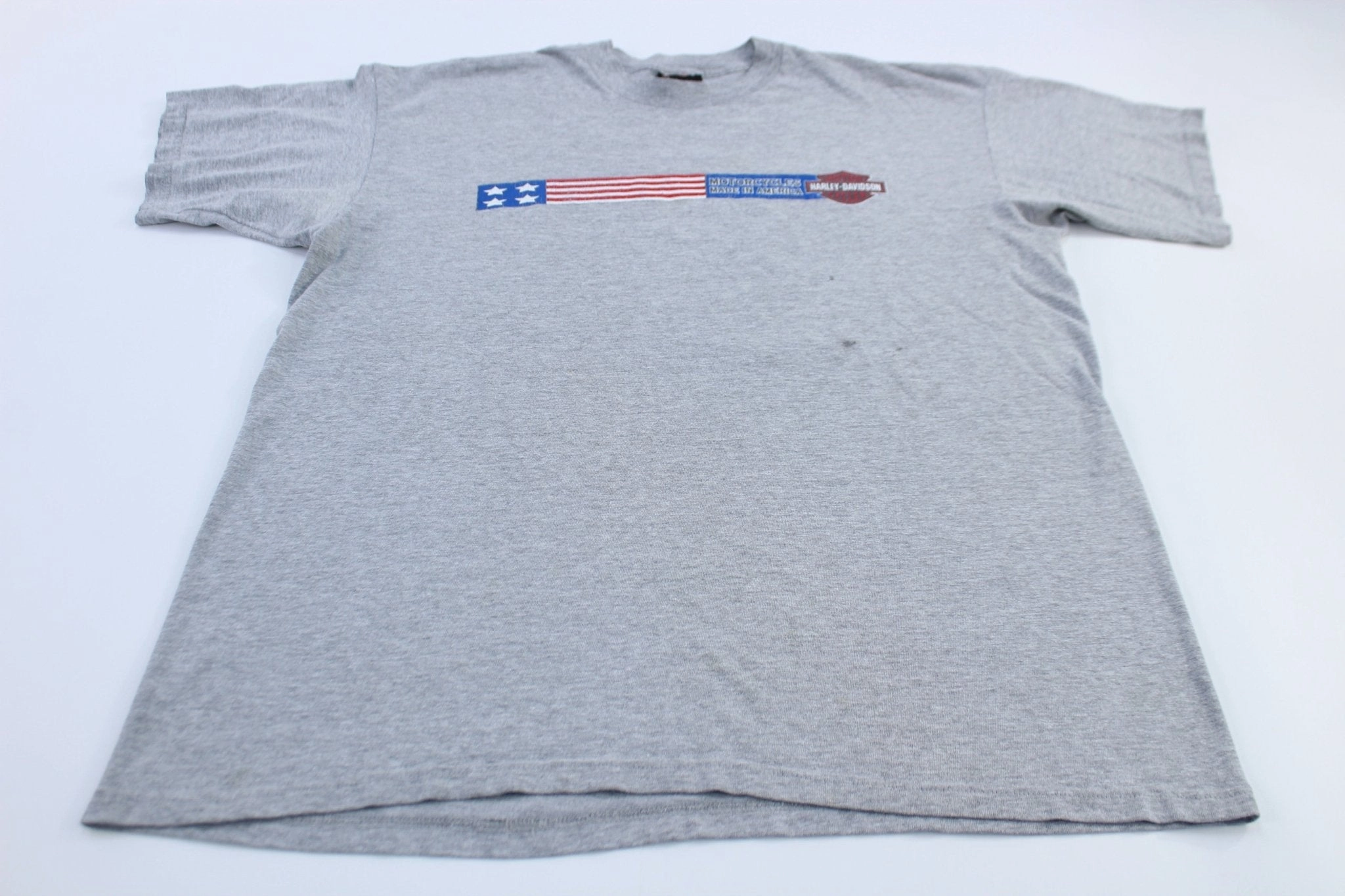 1996 Harley Davidson Motorcycles Dallas, Texas T-Shirt Embroidered Details