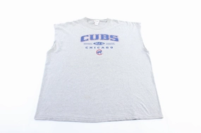 Sweat Wicking Ribbing 2006 Chicago Cubs Baseball Tank Top