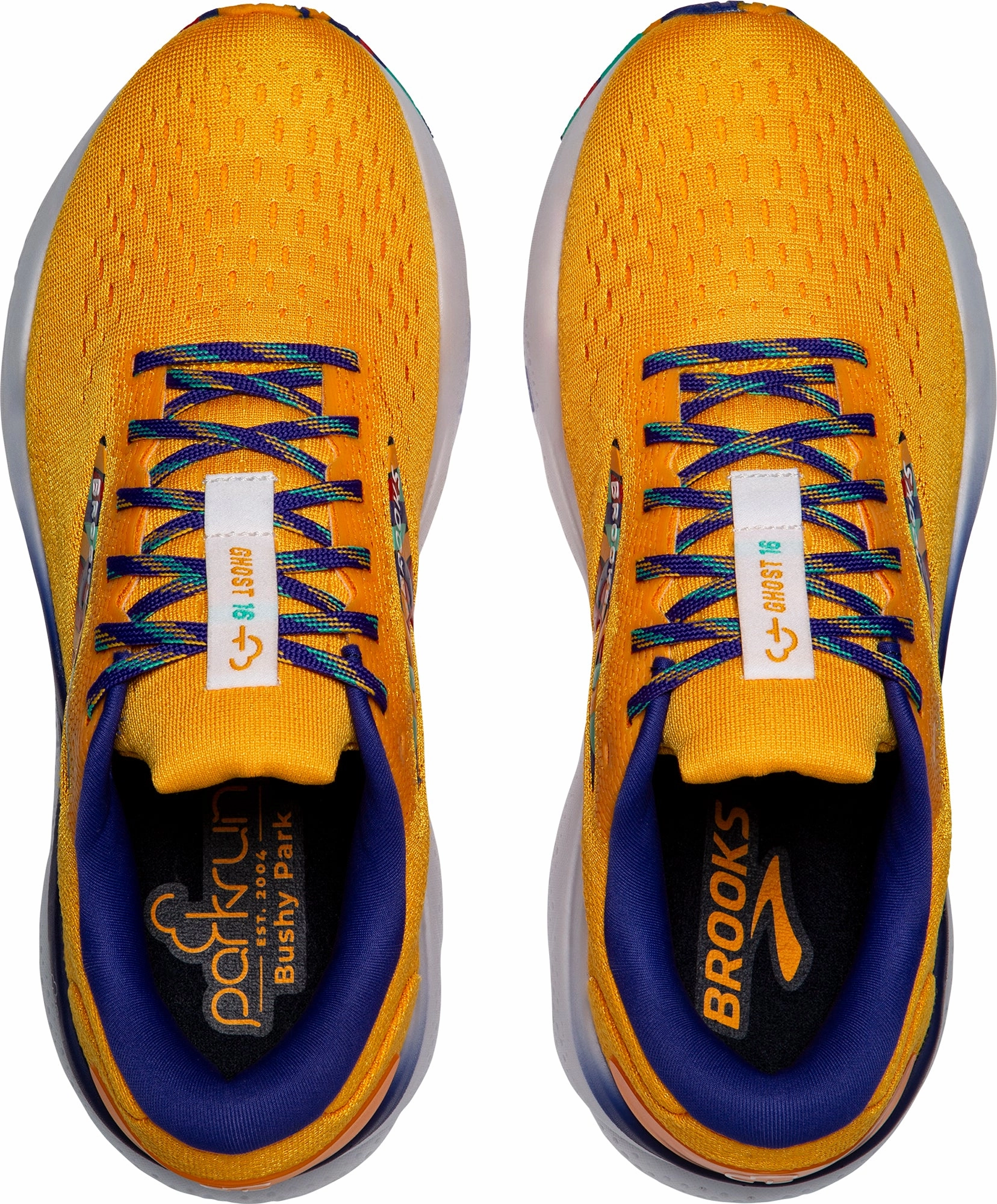 Brooks Ghost 16 Womens Running Shoes - Orange Ultra Compression EVA