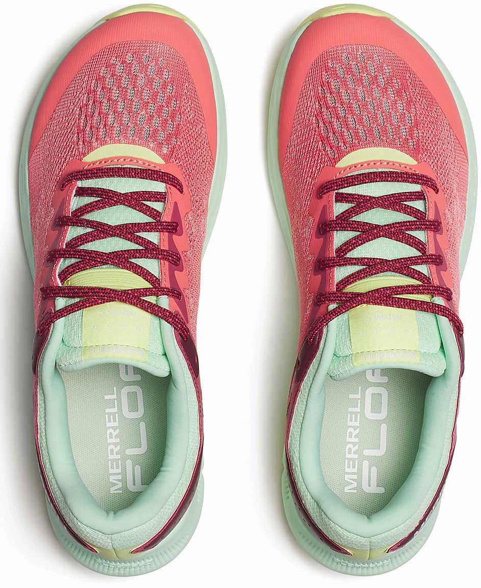 Dynamic Rebound Foam special - edition running wear Merrell Antora 4 Womens Trail Running Shoes - Pink