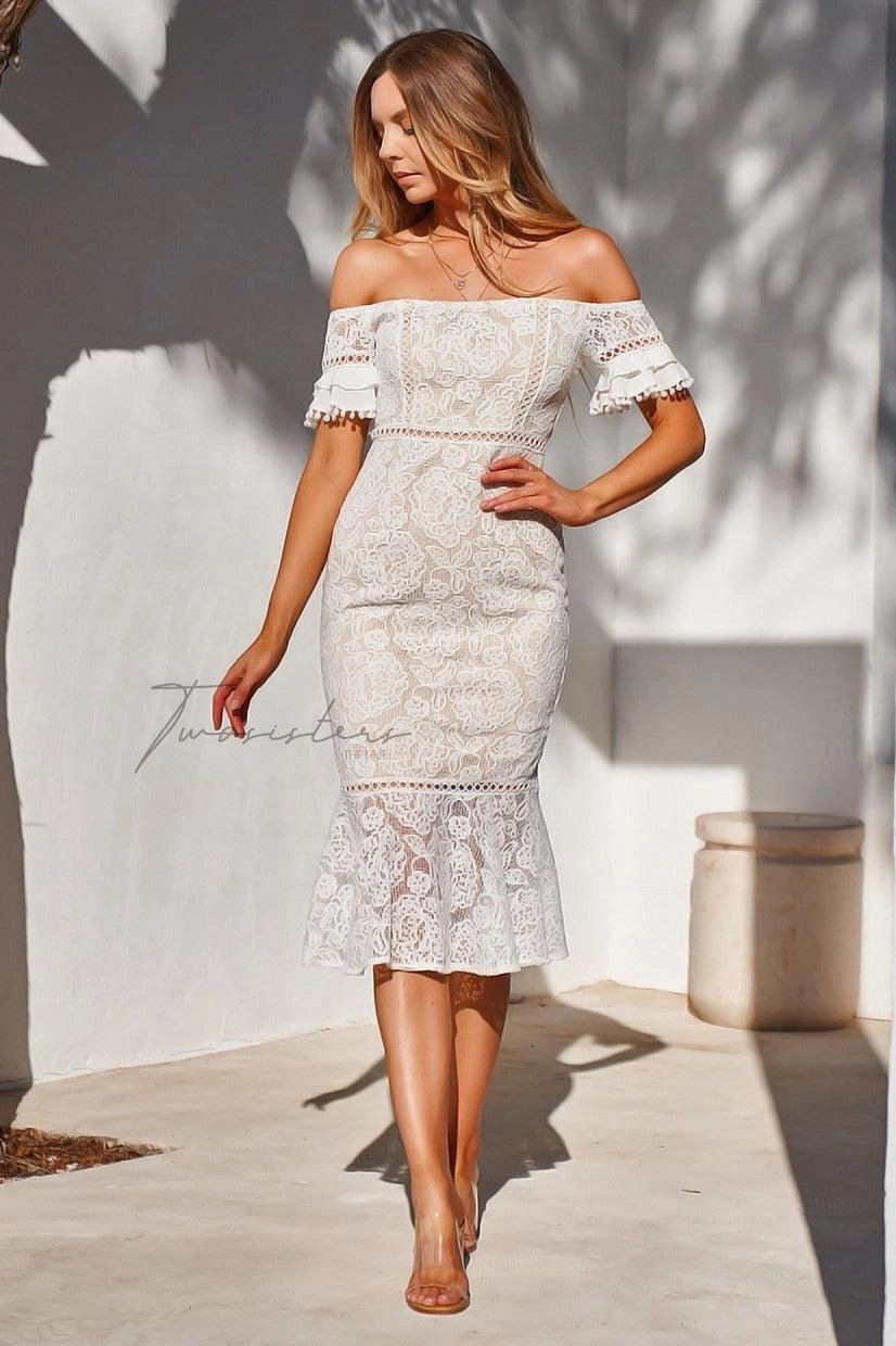 Daily Confidence Erica Dress - White