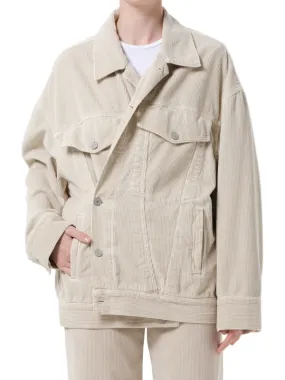Reworked Wayne Jacket in Rice Grass Sleek Layer