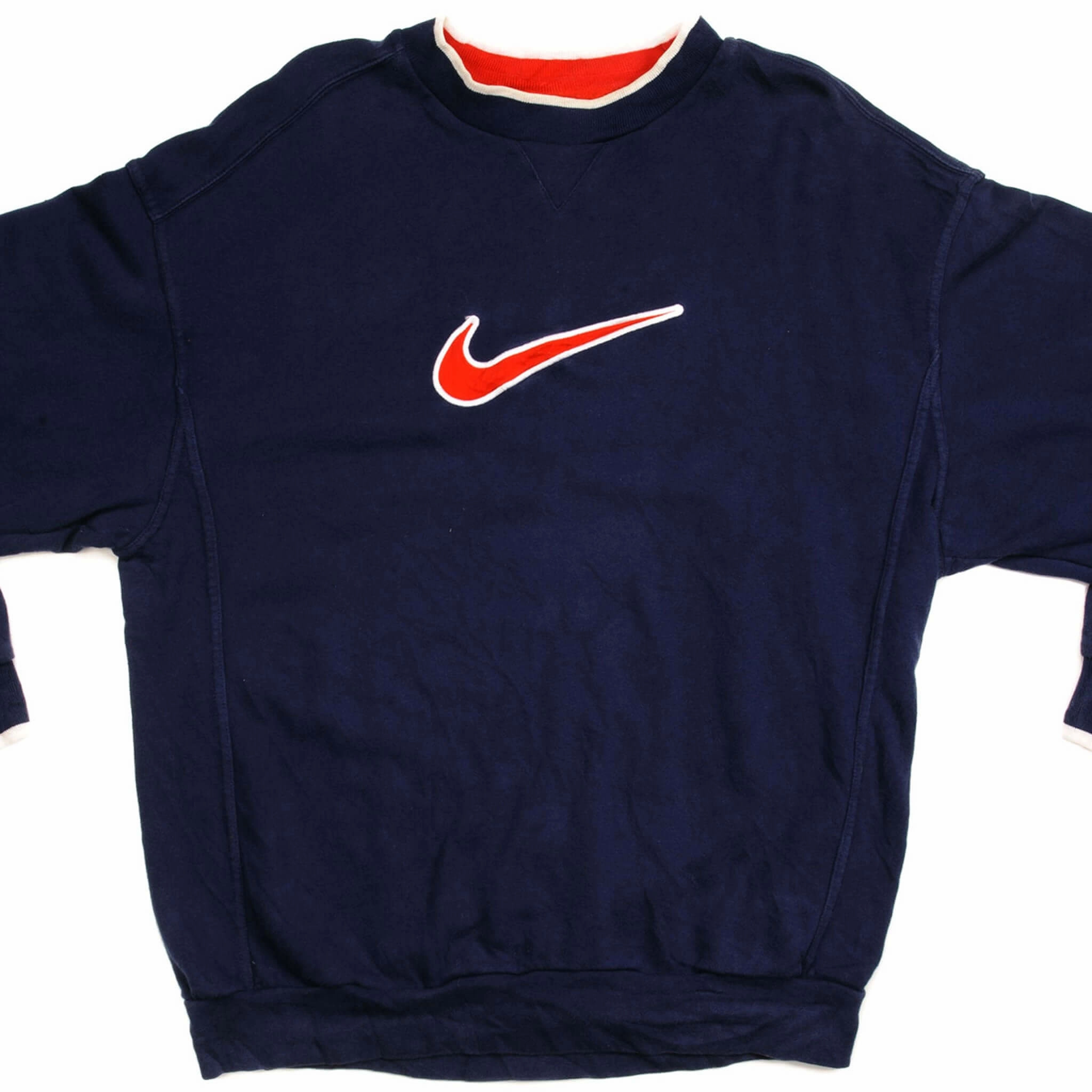 Cozy Hoodie Wear VINTAGE NIKE SWEATSHIRT BIG LOGO SIZE LARGE