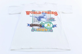 1989 San Francisco Giants vs Oakland Athletics World Series T-Shirt Stretchable