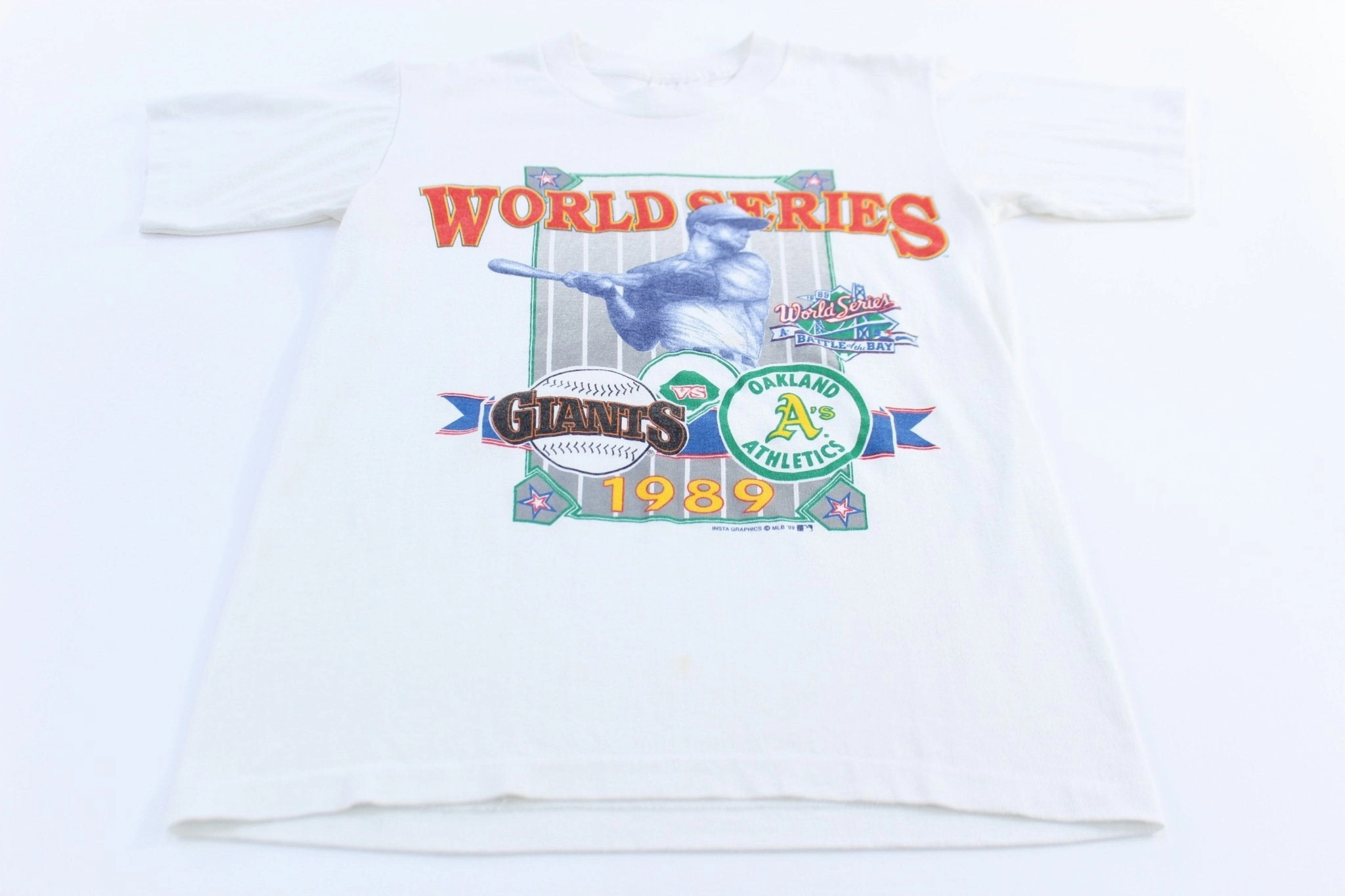 1989 San Francisco Giants vs Oakland Athletics World Series T-Shirt Stretchable