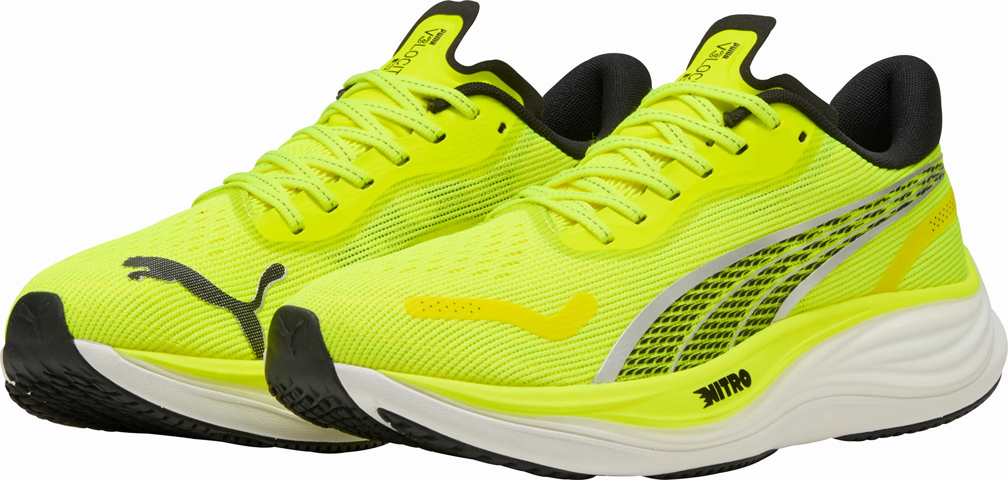 Puma Velocity Nitro 3 Mens Running Shoes - Yellow obstacle - course shoes
