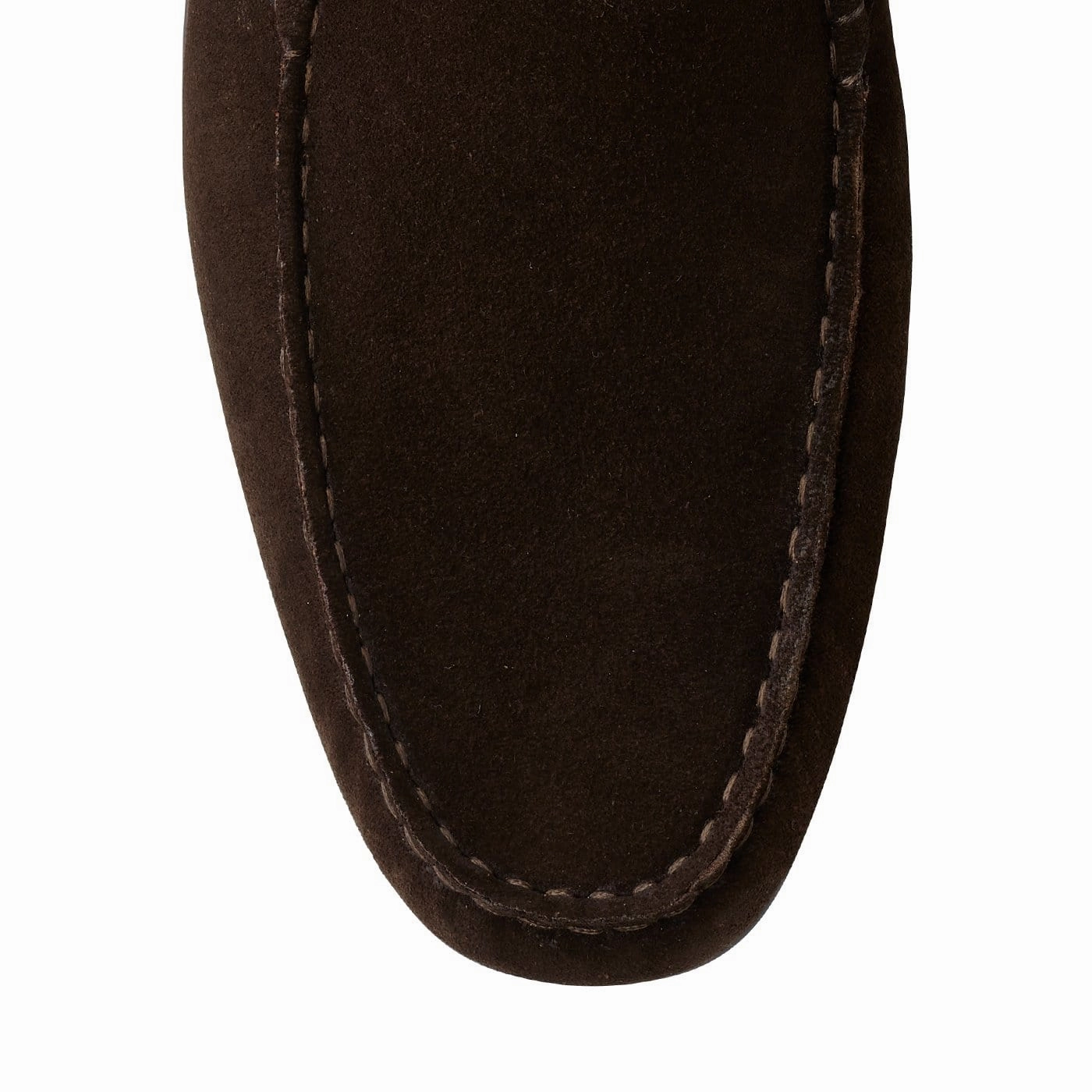 Slip Friendly Open Fit Roma Dark Brown Suede