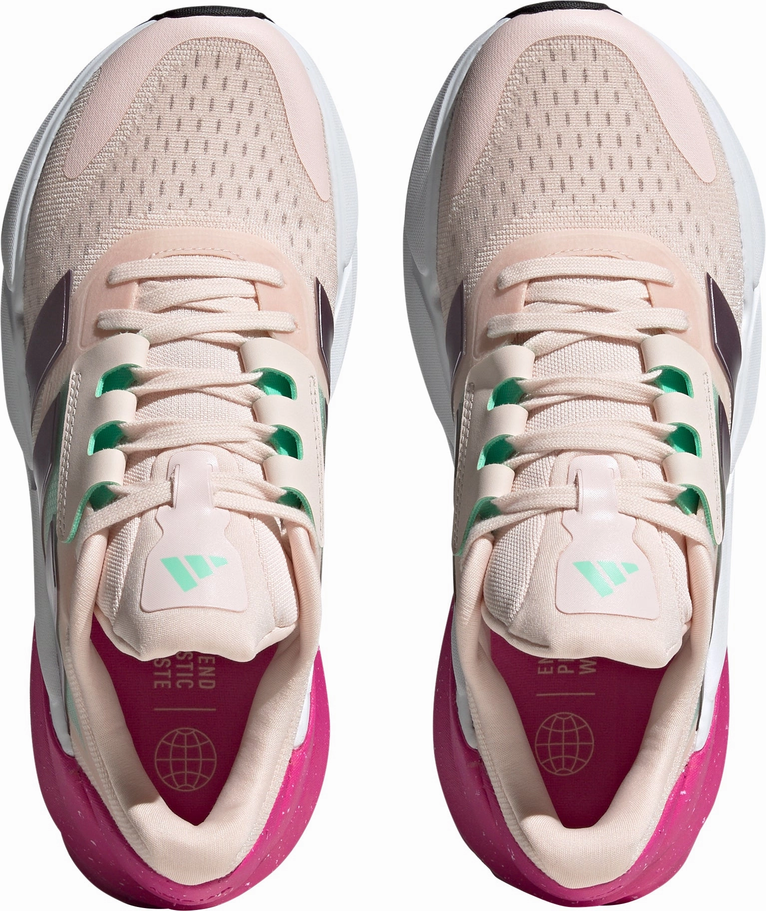 Dynamic Rocker Shape Agile adidas Adistar 2.0 Womens Running Shoes - Pink