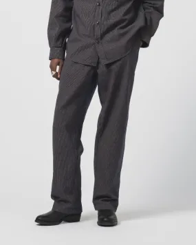 Frisco Chino Boro Stripes Navy/Ecru Sleek lines