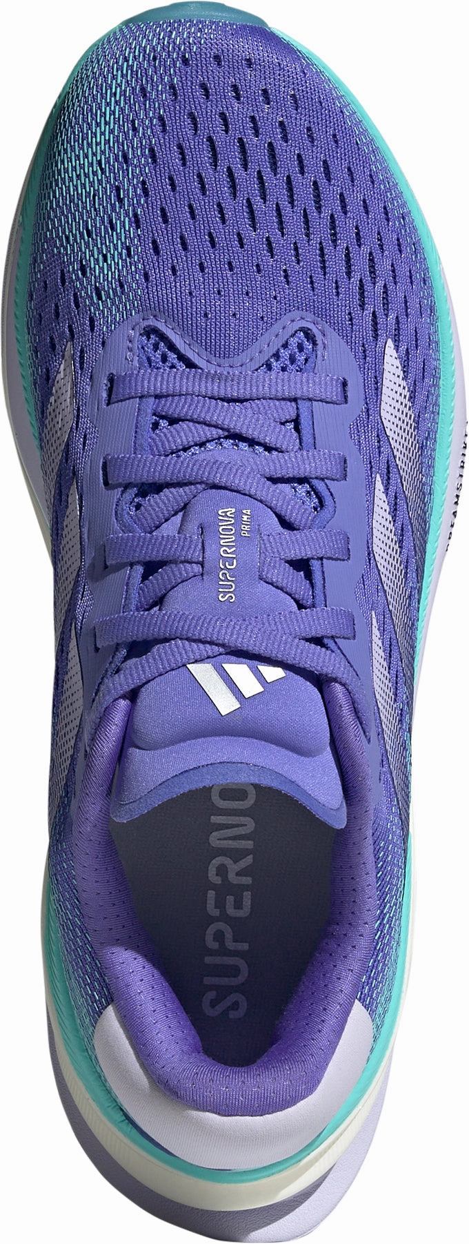 Contoured Footbed Tech adidas Supernova Prima Womens Running Shoes - Blue