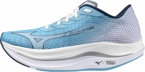 Mizuno Wave Rebellion Flash 2 Womens Running Shoes - Blue occasional use shoes Wide Toe Box Options