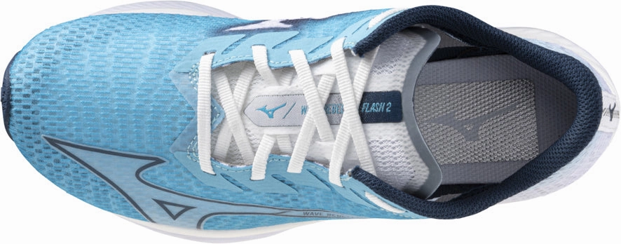 Mizuno Wave Rebellion Flash 2 Womens Running Shoes - Blue Subtle moderate - performance specification shoes