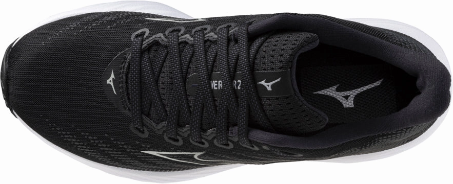 strap - trimmed - design shoes durable - upper shoes Mizuno Wave Rider 28 WIDE FIT (D) Womens Running Shoes - Black