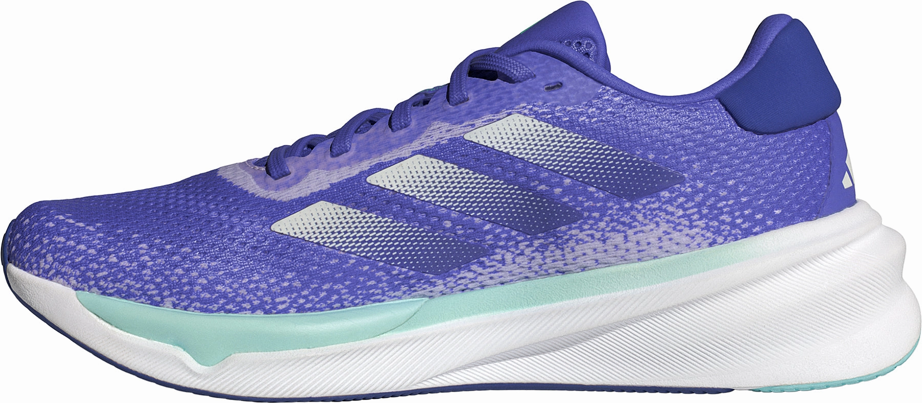 Tensile Fiber Upper Steady Pace adidas Supernova Stride Womens Running Shoes - Blue