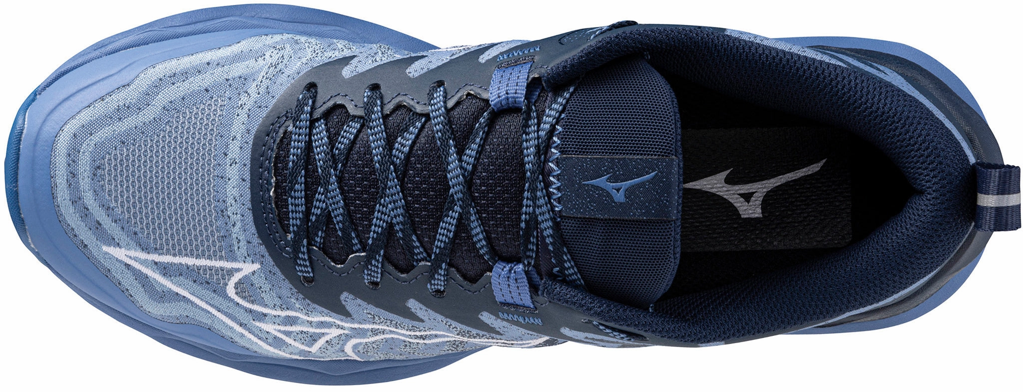 Mizuno Wave Daichi 8 Womens Trail Running Shoes - Blue Shock Diffusing ice shoes