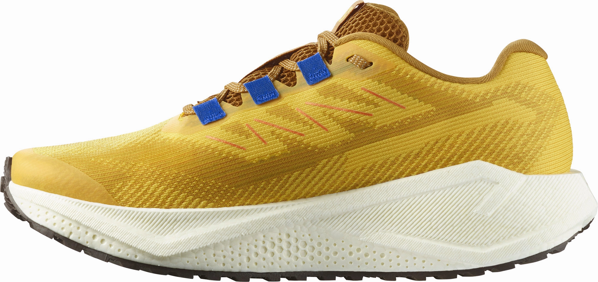 Salomon Aero Blaze 3 GRVL Mens Trail Running Shoes - Yellow Supportive arch