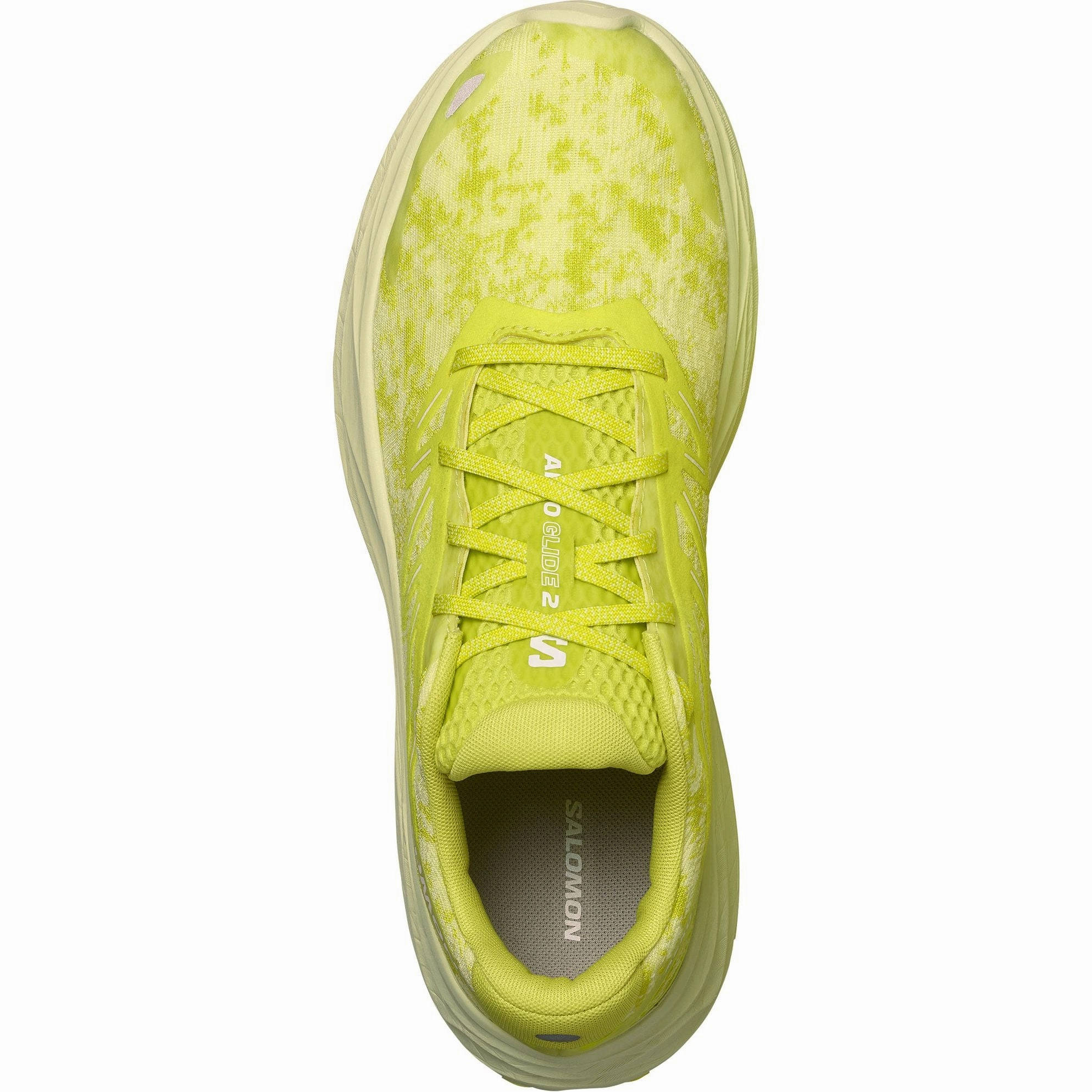 Salomon Aero Glide 2 Mens Running Shoes - Yellow arch - support feature shoes non - competitive