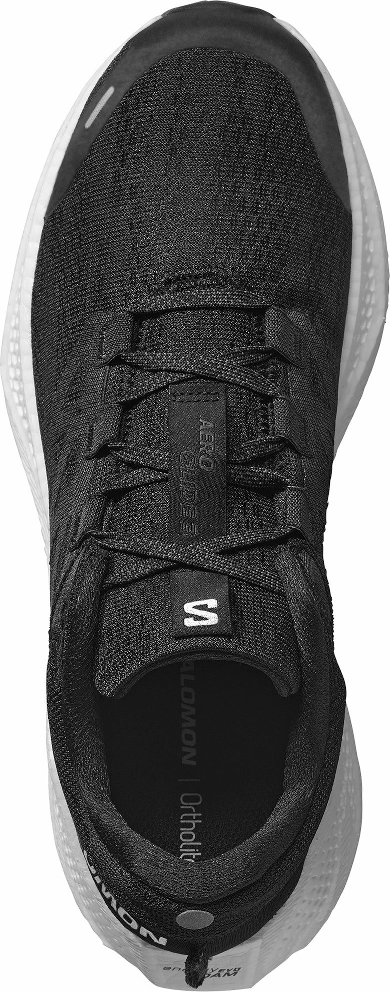 warm - up Gift Idea Salomon Aero Glide 3 Mens Running Shoes - Black