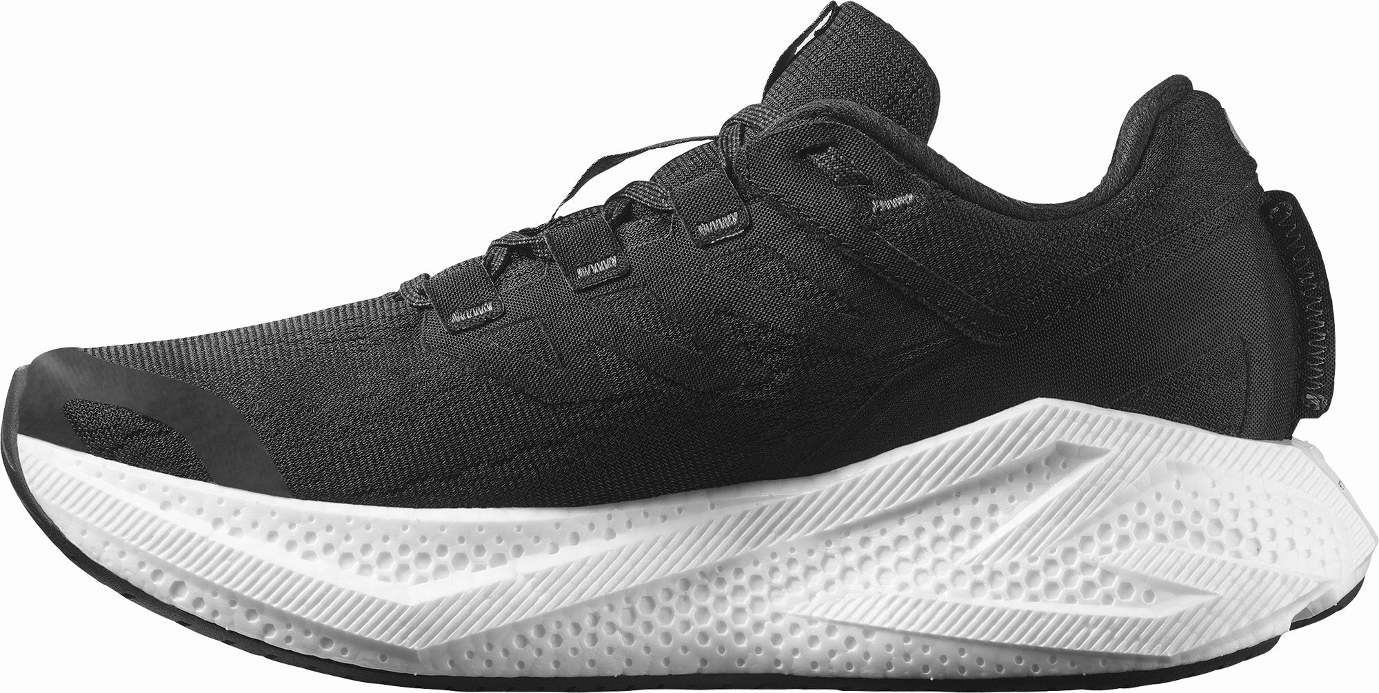 Salomon Aero Glide 3 Womens Running Shoes - Black Hygroscopic Knit