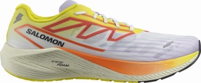 Salomon Aero Volt 2 Mens Running Shoes - White running shoes for 10K races Neutral pronation