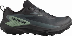 Salomon Genesis GORE-TEX Mens Trail Running Shoes - Black Lightweight Midsole Technology Odor Resistant Insole