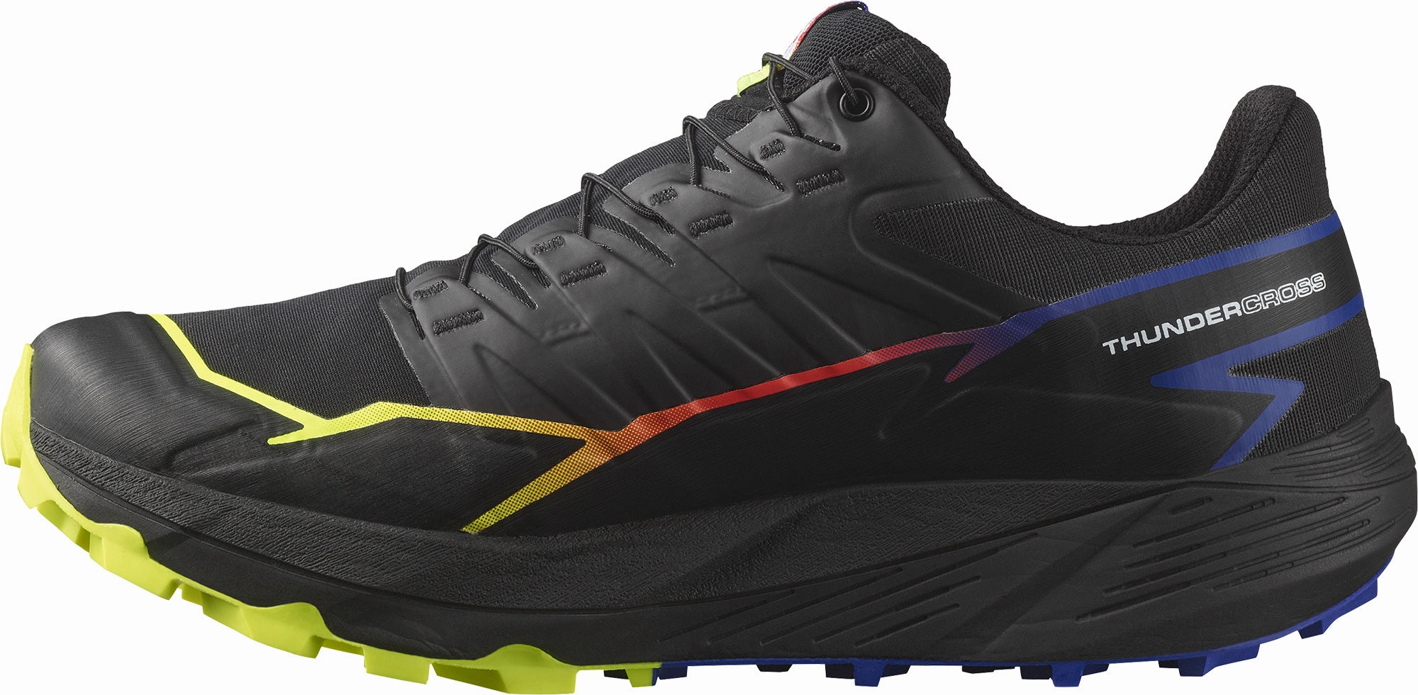 Salomon Thundercorss GORE-TEX Mens Trail Running Shoes - Black logo - branded running gear