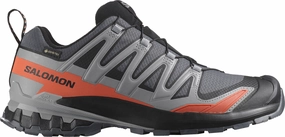 running in a ultramarathon shoes Salomon XA Pro 3D V9 GORE-TEX Mens Trail Running Shoes - Grey