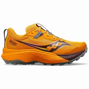 Saucony Endorphin Edge Womens Trail Running Shoes - Orange tactical shoes