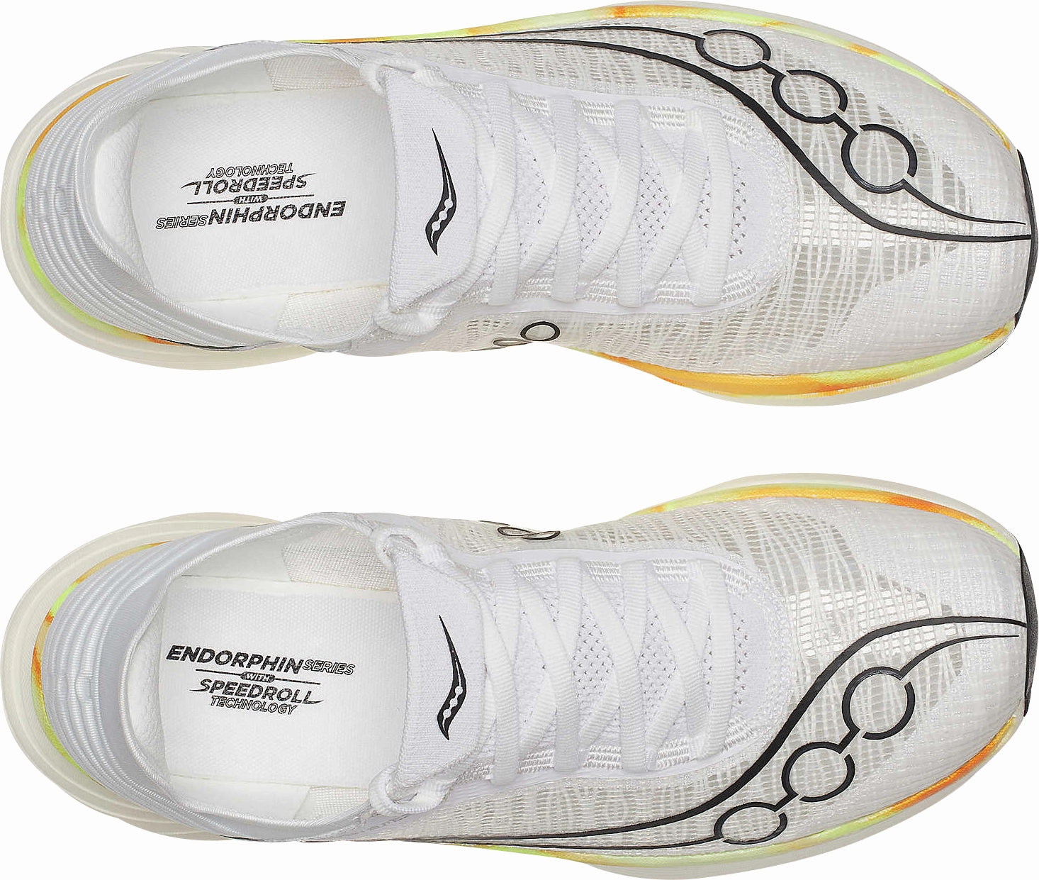 Saucony Endorphin Elite 2 Running Shoes - White pointed - toe shoes
