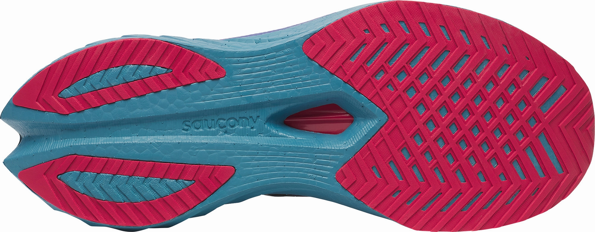 Saucony Endorphin Speed 4 Mens Running Shoes - Grey Adjustable Lace System circular outsole running shoes