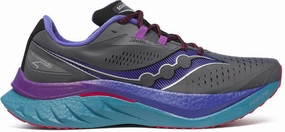 Saucony Endorphin Speed 4 Mens Running Shoes - Grey stretchy - upper - feature shoes neutral - colored