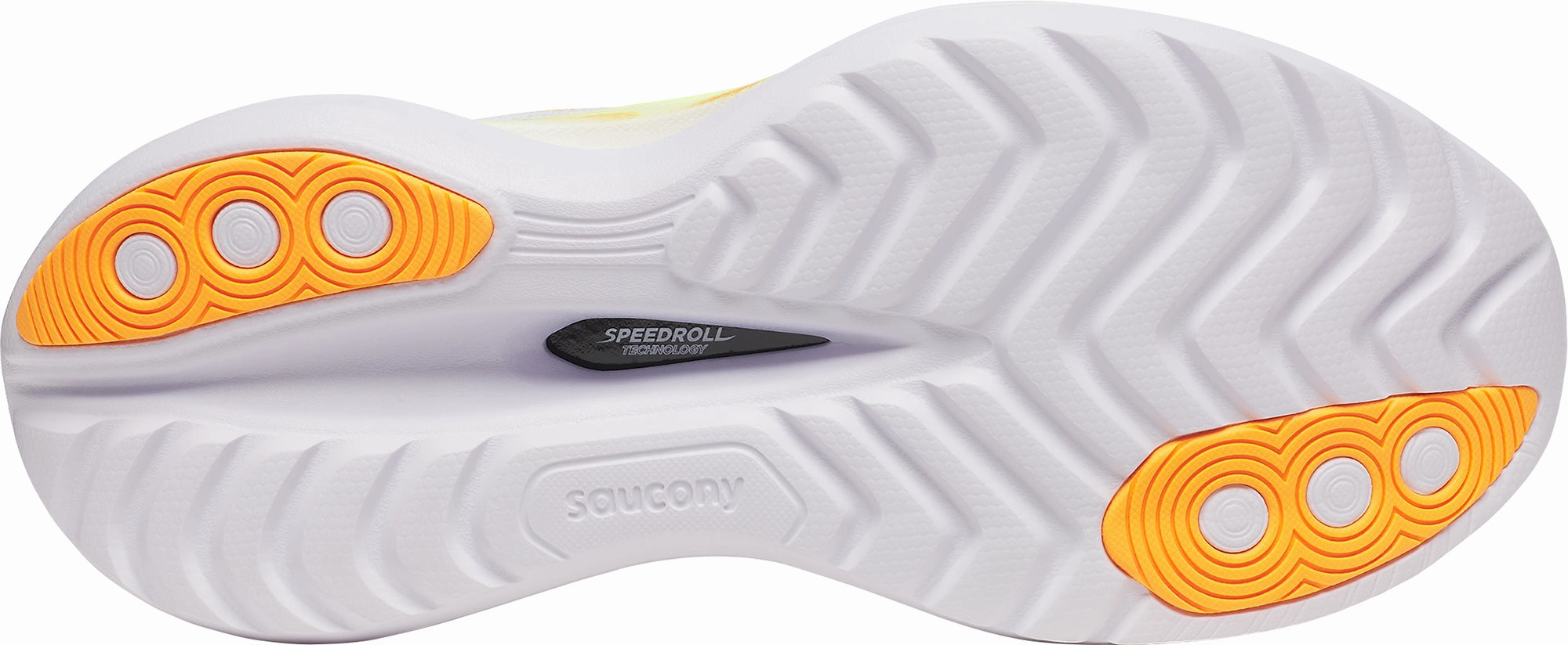 shock - dispersing shoes Saucony Endorphin Trainer Mens Running Shoes - White