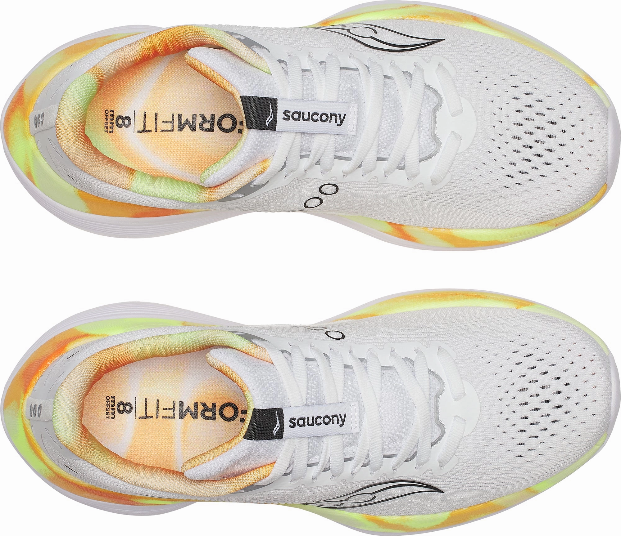Low Profile Midsole road running shoes Saucony Endorphin Trainer Womens Running Shoes - White