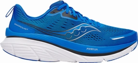Road   Suitable amateur - grade shoes Saucony Guide 18 Mens Running Shoes - Blue