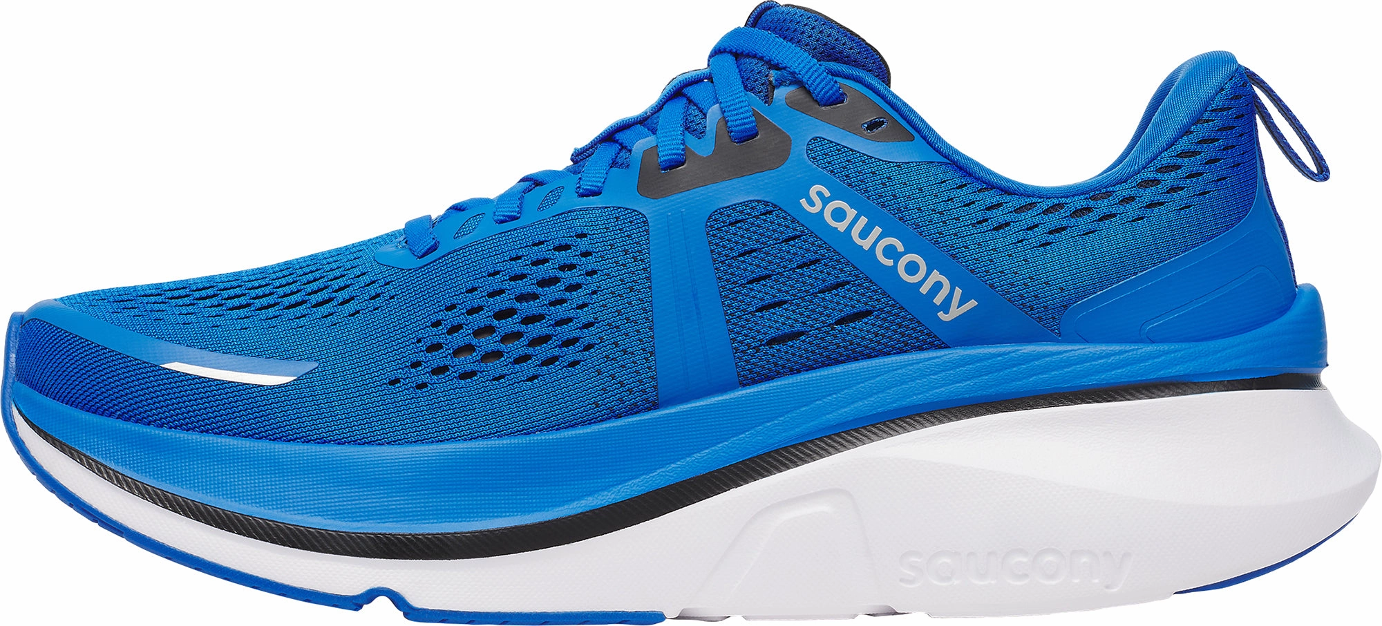 Saucony Guide 18 Mens Running Shoes - Blue Pavement - running Aramid Fiber Stability