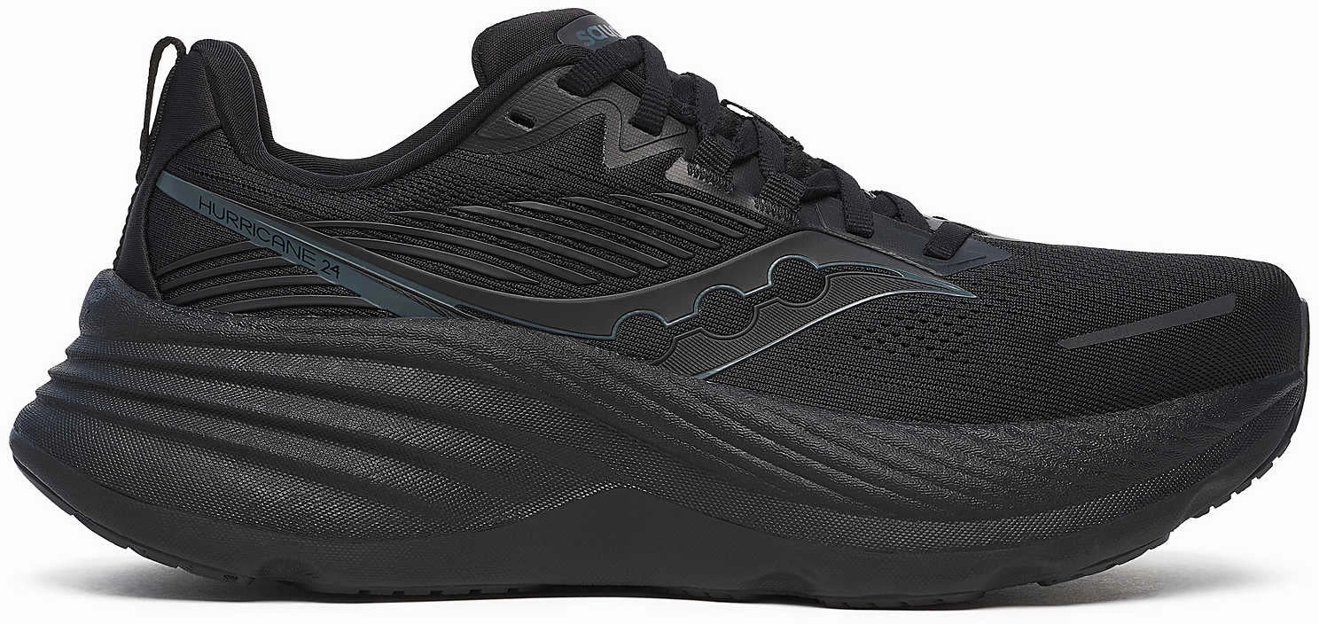 Saucony Hurricane 24 Womens Running Shoes - Black healthy living winter - suitable