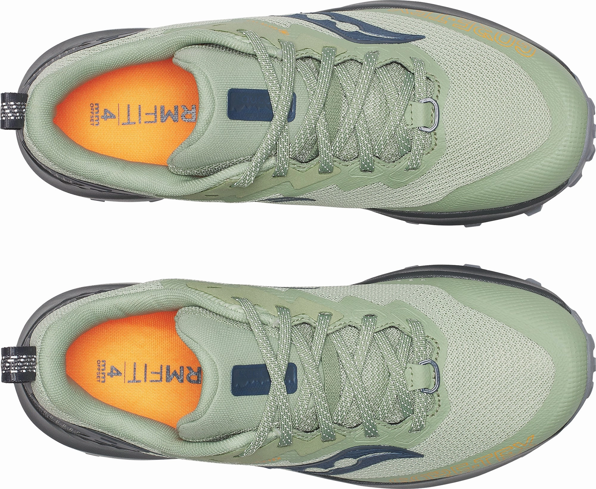 Saucony Peregrine 14 GORE-TEX Womens Trail Running Shoes - Green Beginner runner off - road running shoe capability