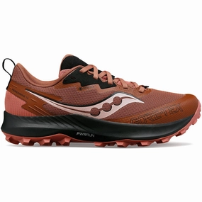 Saucony Peregrine 14 GORE-TEX Womens Trail Running Shoes - Red all - terrain running shoes