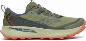 Easy to Carry Saucony Peregrine 15 GORE-TEX Womens Trail Running Shoes - Green