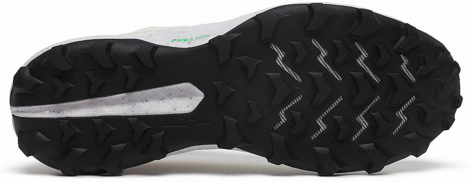 Stabilizing TPU gel - filled - feature shoes Saucony Peregrine RFG Mens Trail Running Shoes - White