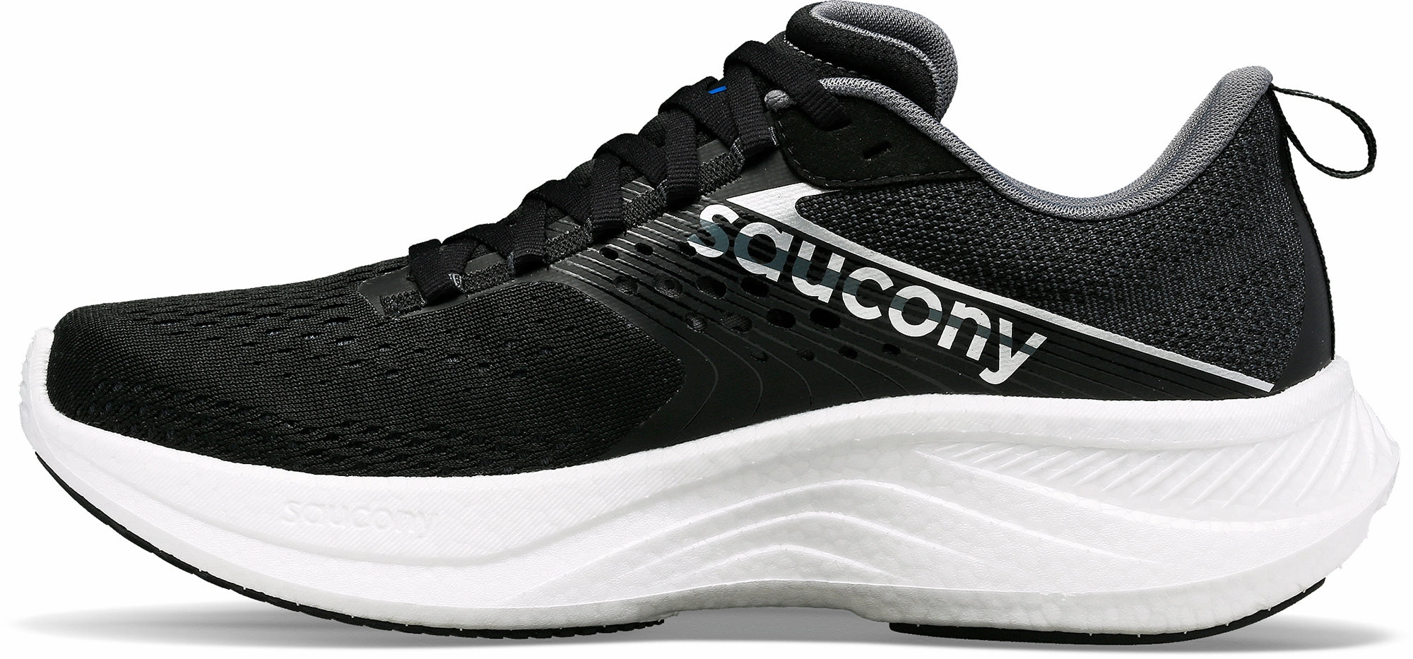 Traction Lug running in a bay area shoes Saucony Ride 17 Womens Running Shoes - Black