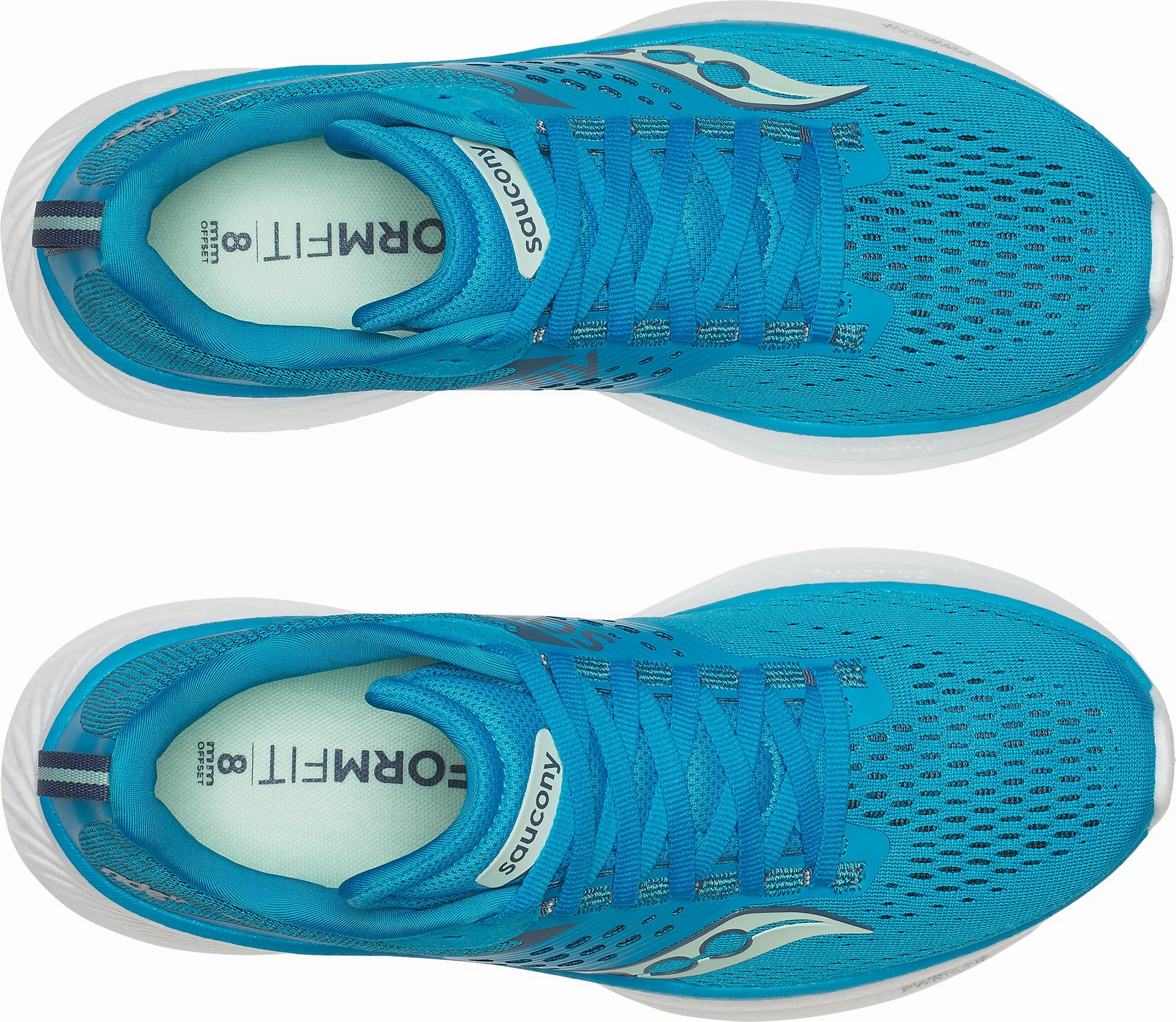 Saucony Ride 17 Womens Running Shoes - Blue stability - focused shoe purpose yellow running shoes