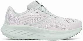 Saucony Ride 18 Womens Running Shoes - Grey machine - washable - convenience shoes