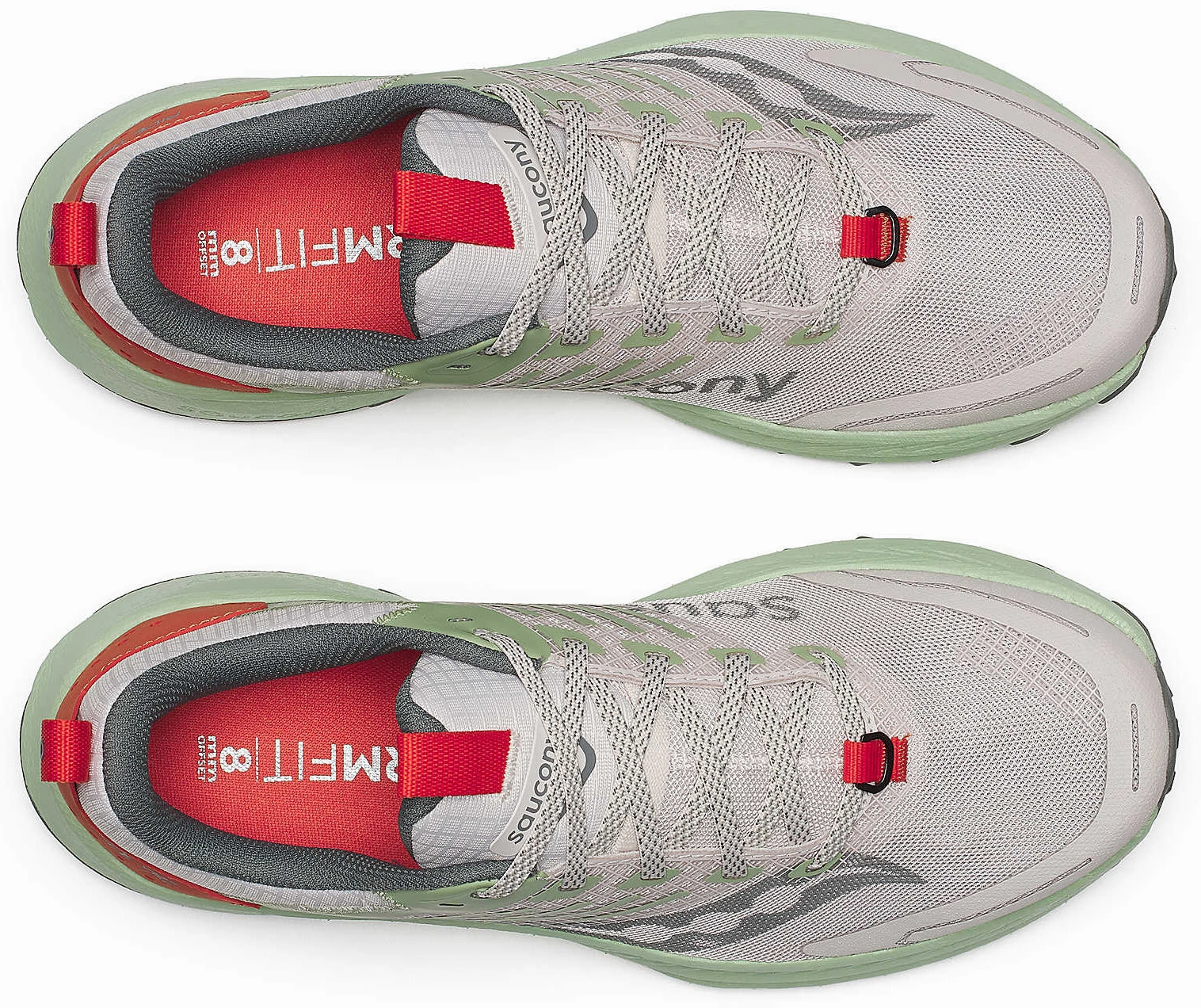 endurance training running shoes Saucony Ride TR2 Mens Running Shoes - Grey