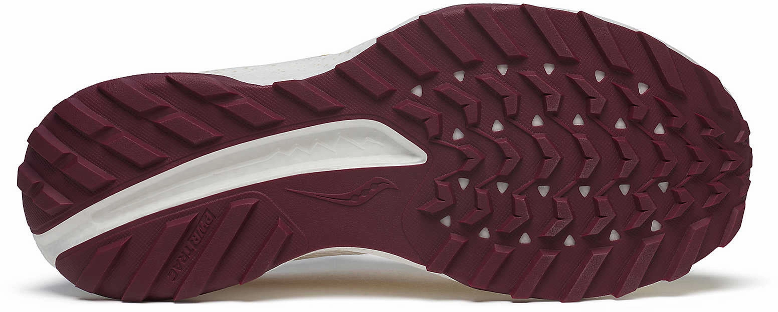 Saucony Ride TR2 Womens Trail Running Shoes - Yellow glass - fiber - reinforced shoes