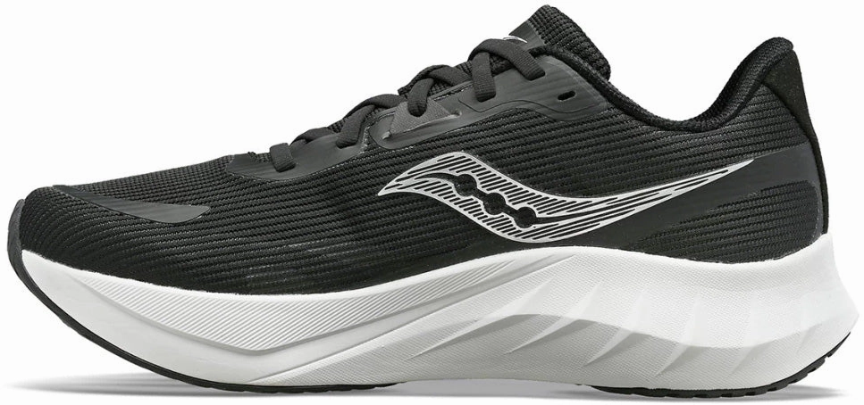 Saucony Tide 2 Womens Running Shoes - Black morning running Ultra Performance