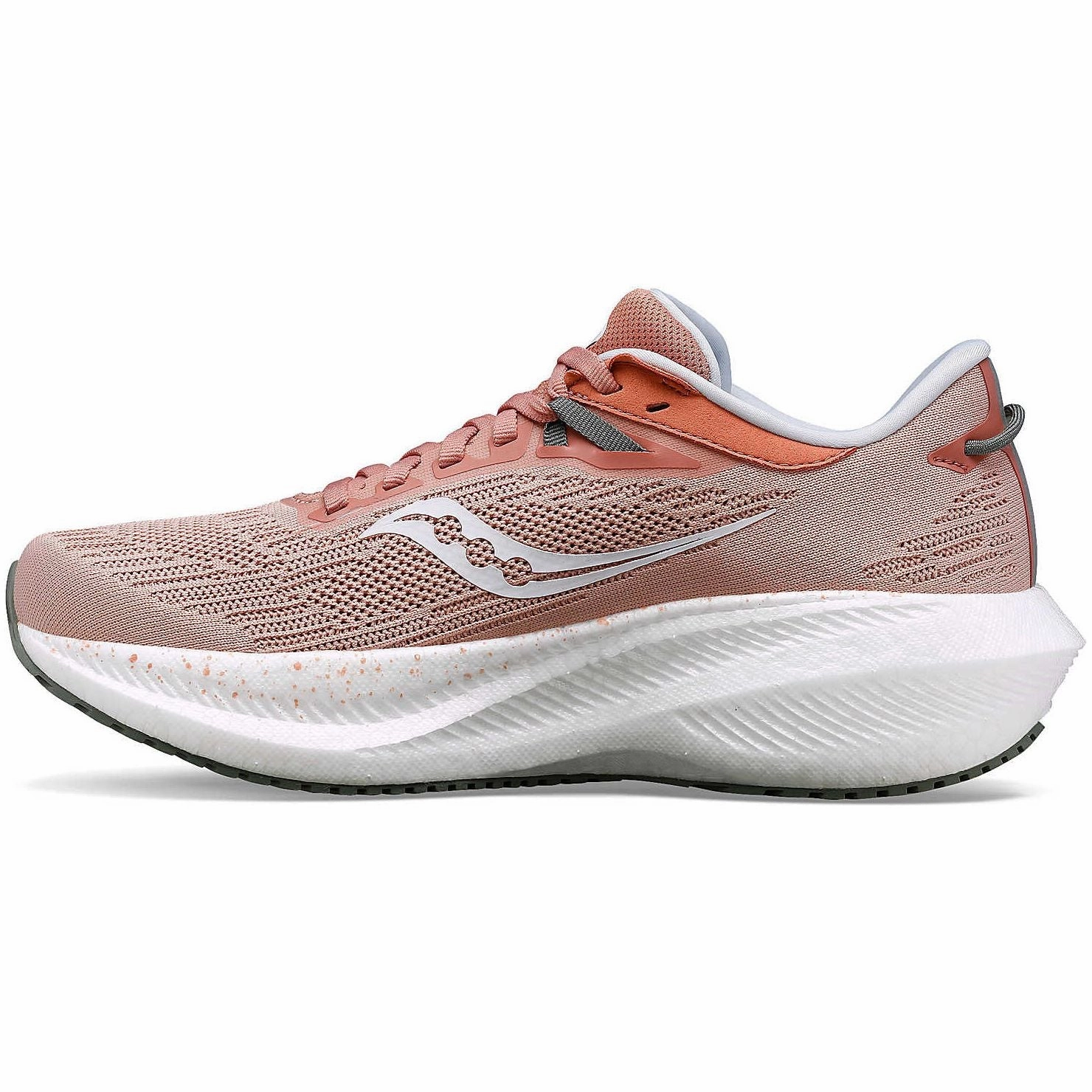 Saucony Triumph 21 Womens Running Shoes - Pink respiratory health low - heeled running shoes